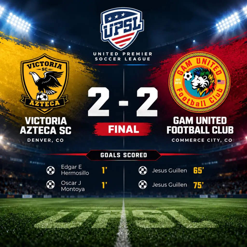 UPSL Matchday_ Victoria Azteca Draw GAM United